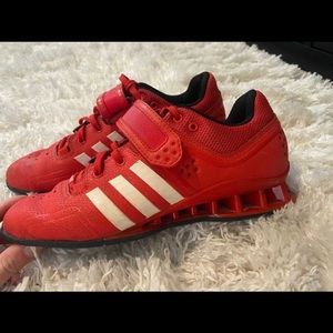 Red Adipower men size 6 women 7.5